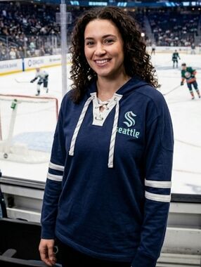 Seattle Kraken Navy Blue Hoodie Blue